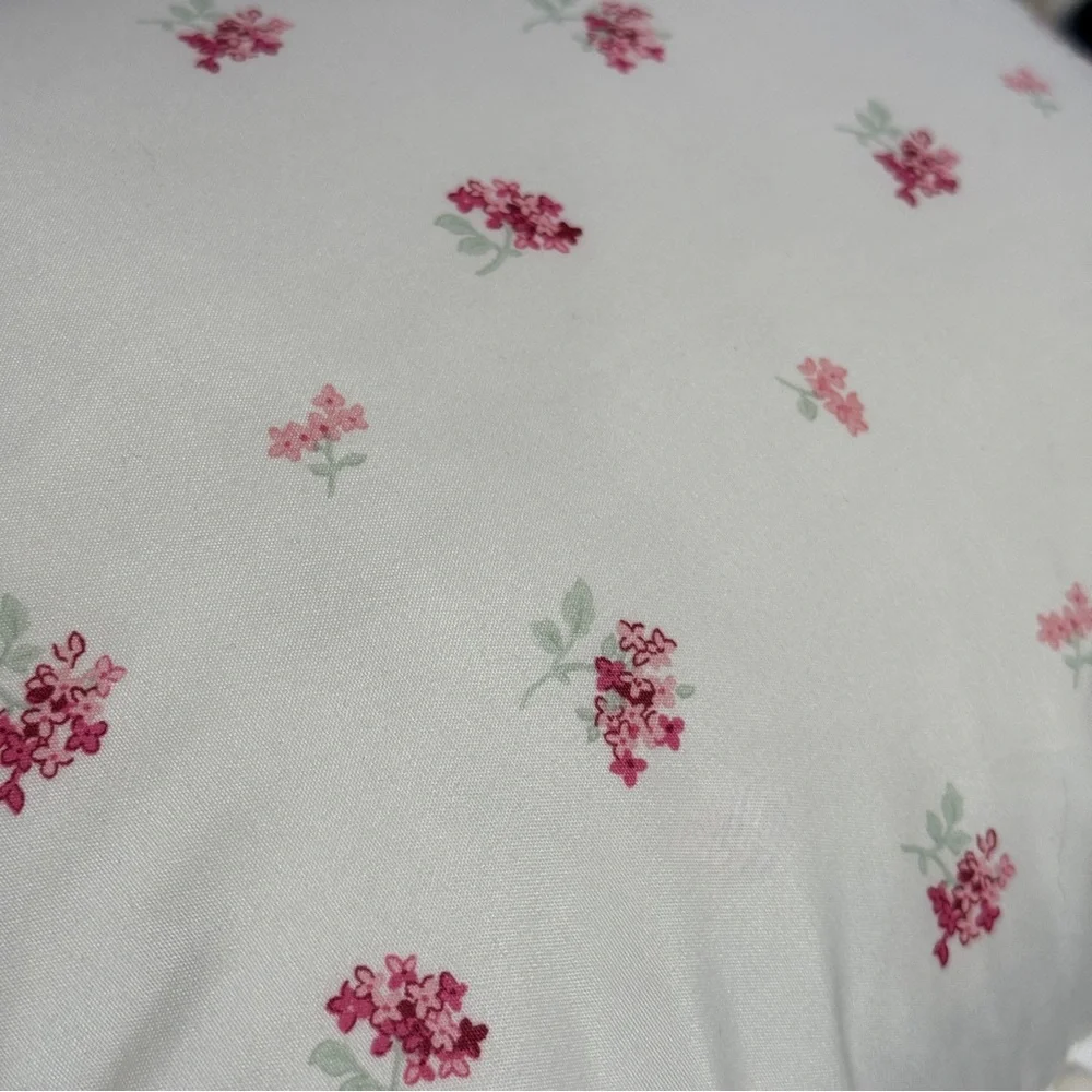 Simply Shabby Chic by Rachel Ashwell Pink Floral Decorative Pillow Cottagecore